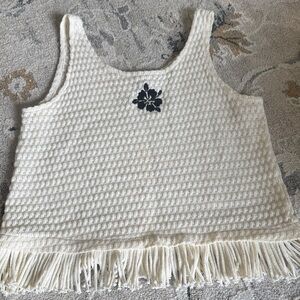 Zara Cream Knit Top